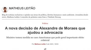 A nova decisão de Alexandre de Moraes que ajudou a advocacia